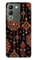 Boho Noir Vivo Y200 5G Hard Case Back Cover by Casekaro