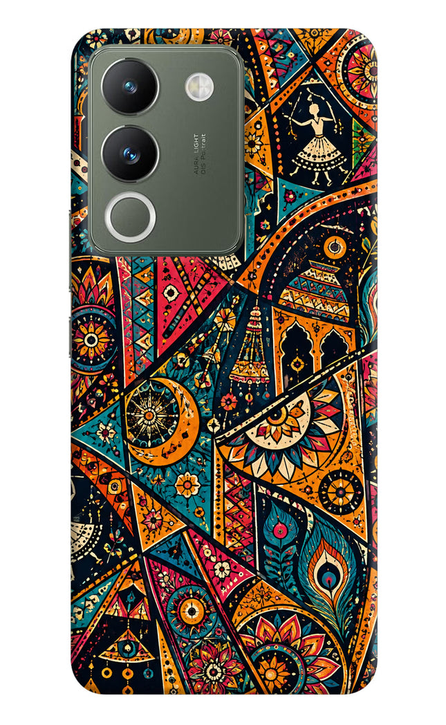 Folk Print Vivo Y200 5G Hard Case Back Cover by Casekaro