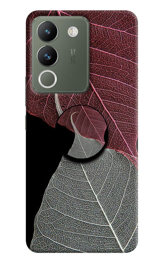 Leaf Pattern Vivo Y200 5G Pop Case by Casekaro
