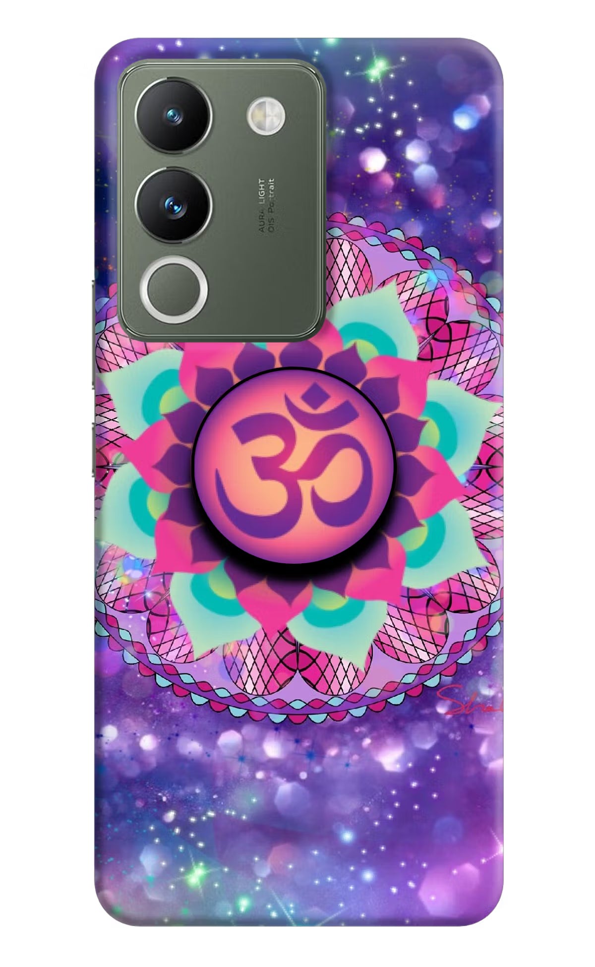 Om Purple Vivo Y200 5G Pop Case by Casekaro