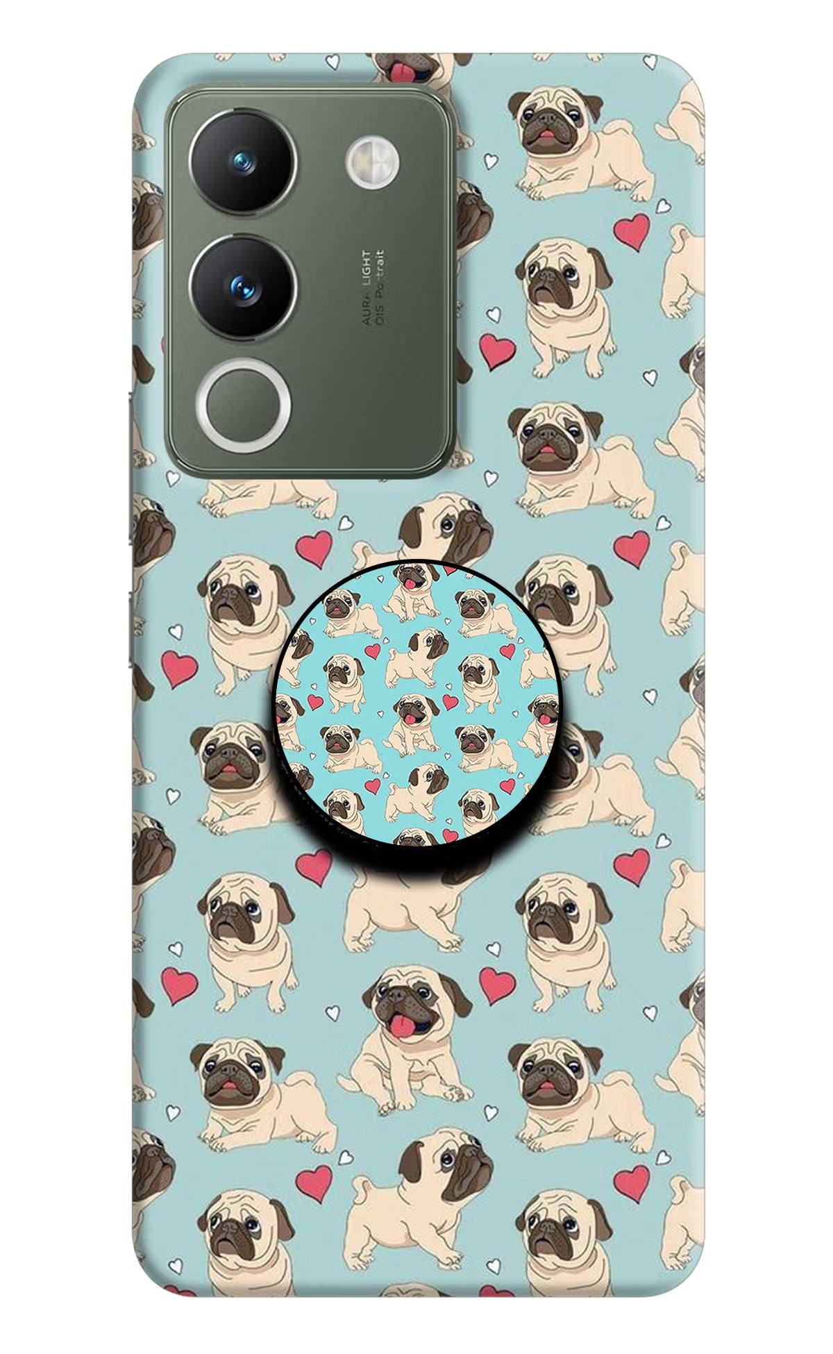 Pug Dog Vivo Y200 5G Pop Case by Casekaro