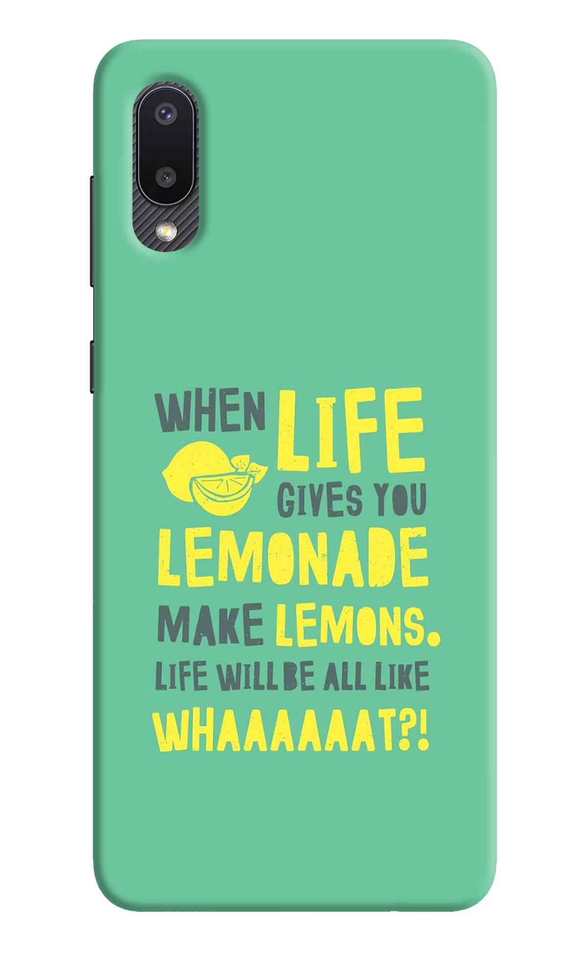 Quote Samsung M02 Hard Case Back Cover by Casekaro