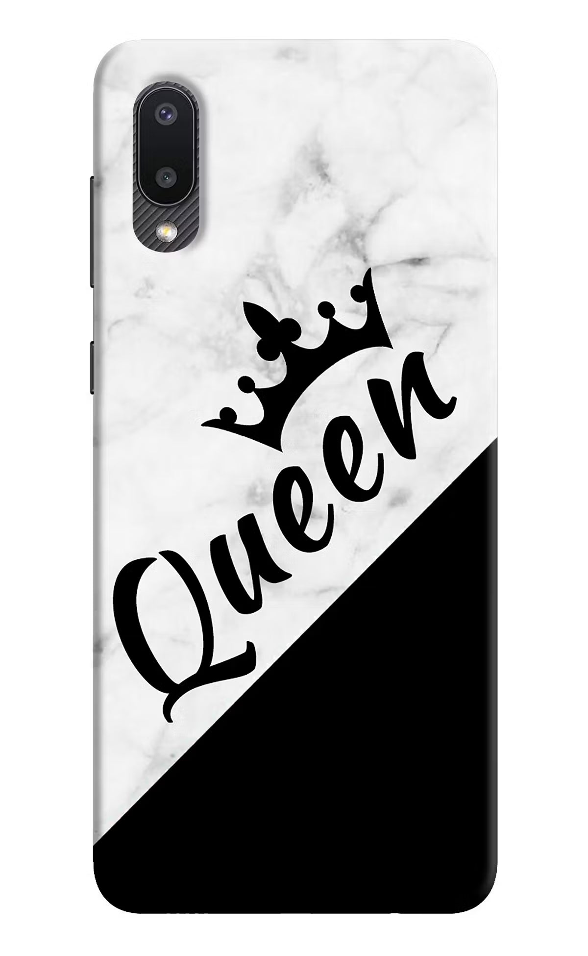 Queen Samsung M02 Hard Case Back Cover by Casekaro