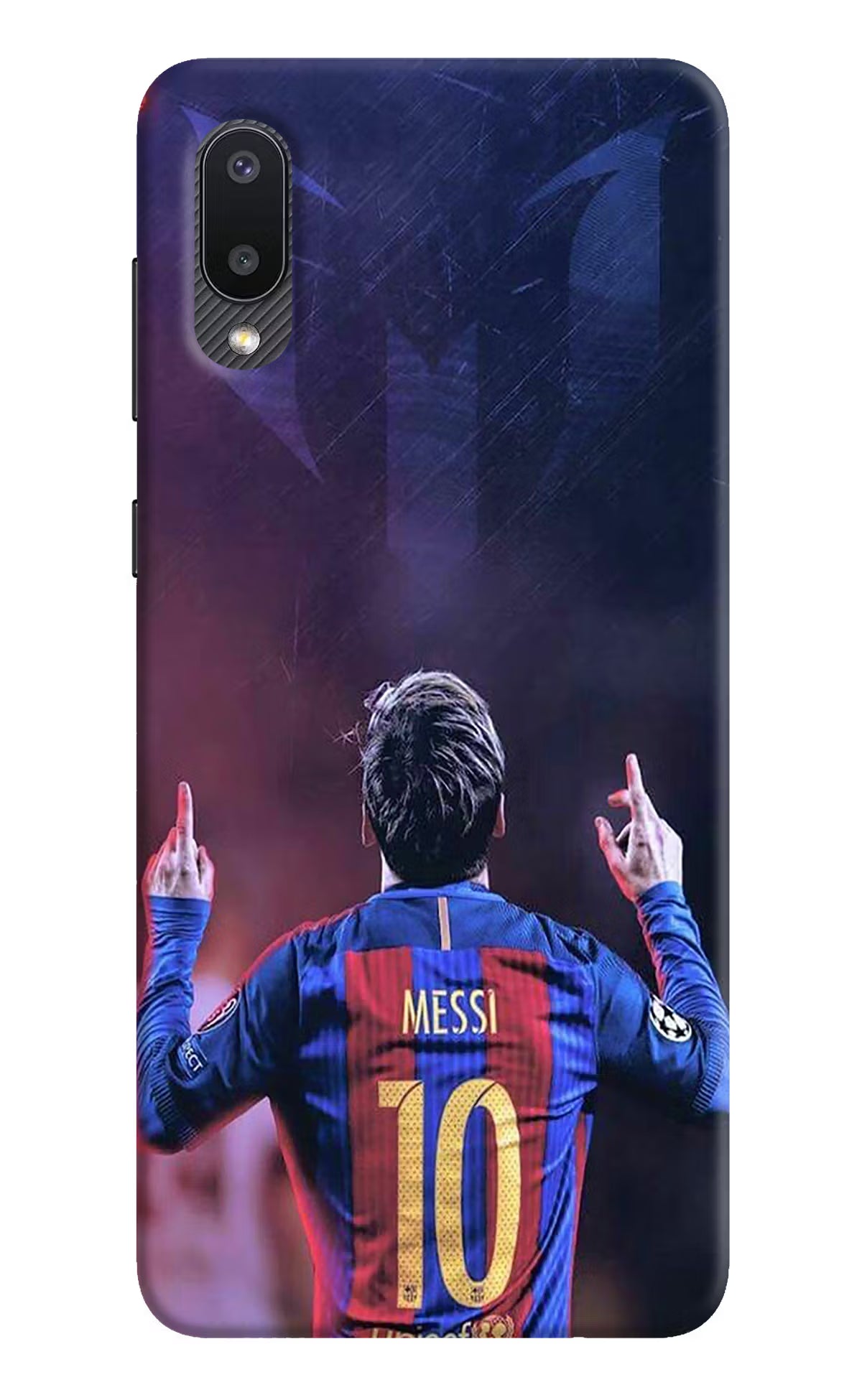 Messi Samsung M02 Hard Case Back Cover by Casekaro
