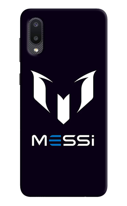 Messi Logo Samsung M02 Hard Case Back Cover by Casekaro