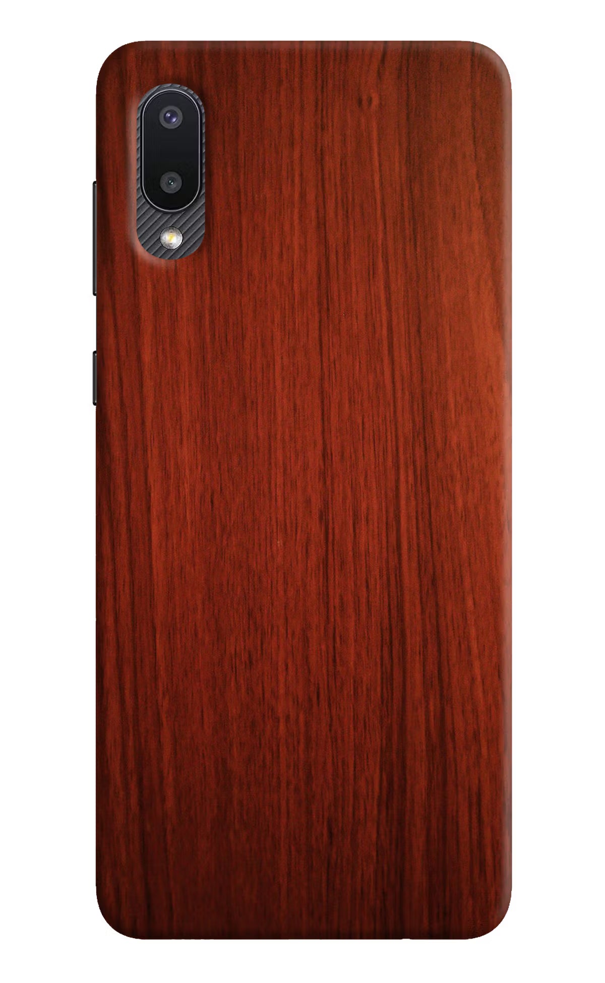 Wooden Plain Pattern Samsung M02 Hard Case Back Cover by Casekaro