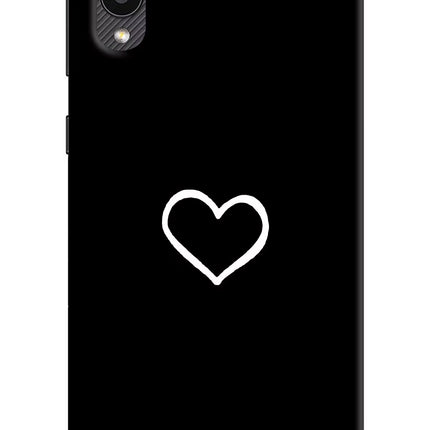 Heart Samsung M02 Hard Case Back Cover by Casekaro