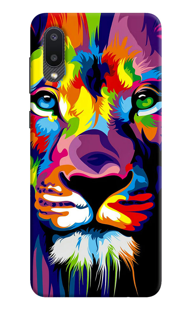 Lion Samsung M02 Hard Case Back Cover by Casekaro
