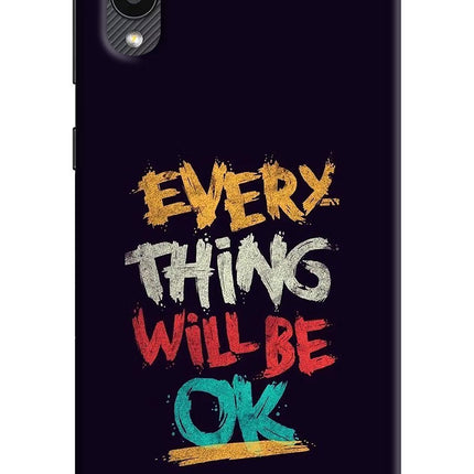 Everything Will Be Ok Samsung M02 Hard Case Back Cover by Casekaro