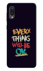 Everything Will Be Ok Samsung M02 Hard Case Back Cover by Casekaro