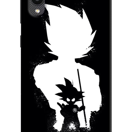 Goku Shadow Samsung M02 Hard Case Back Cover by Casekaro