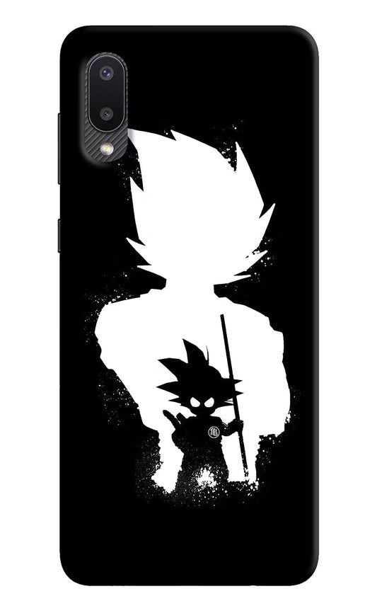 Goku Shadow Samsung M02 Hard Case Back Cover by Casekaro