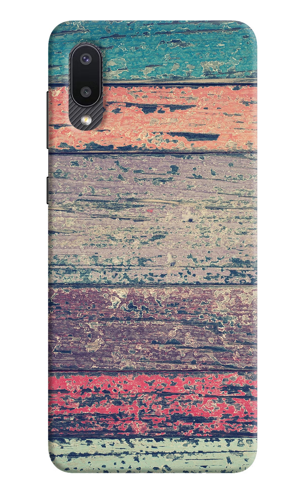 Colourful Wall Samsung M02 Hard Case Back Cover by Casekaro