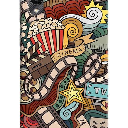 Cinema Abstract Samsung M02 Hard Case Back Cover by Casekaro