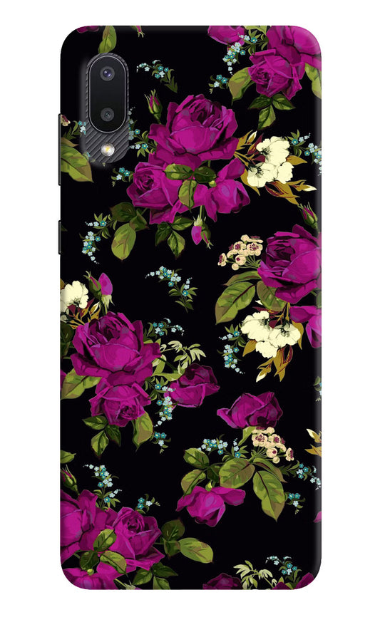 Flowers Samsung M02 Hard Case Back Cover by Casekaro