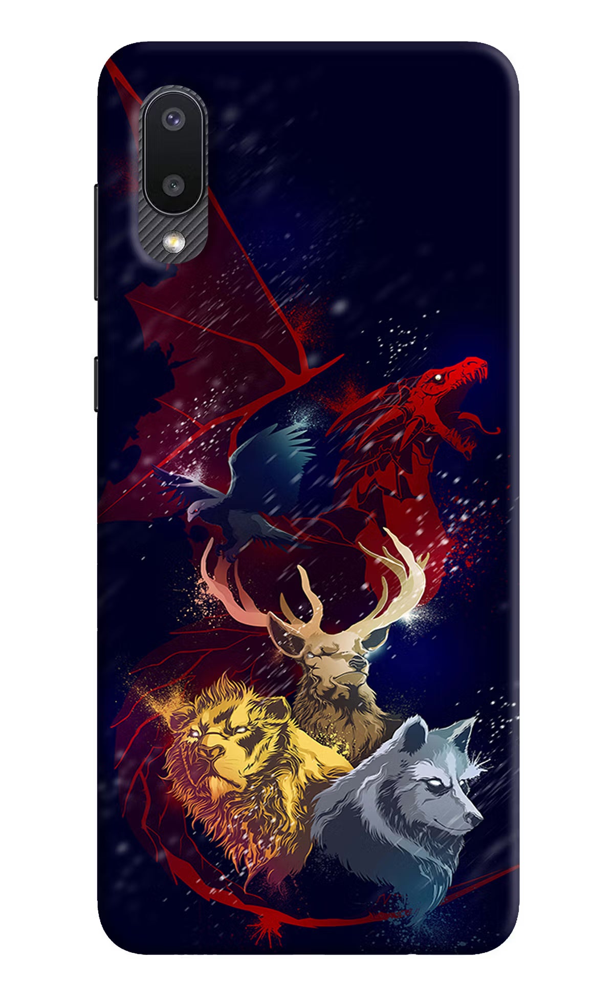 Game Of Thrones Samsung M02 Hard Case Back Cover by Casekaro