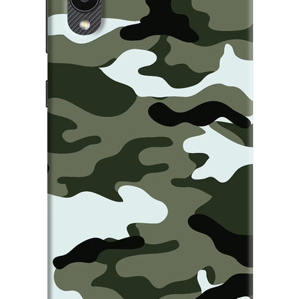 Camouflage Samsung M02 Hard Case Back Cover by Casekaro