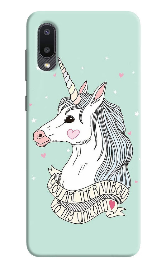 Unicorn Wallpaper Samsung M02 Hard Case Back Cover by Casekaro