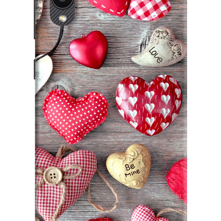 Love Wallpaper Samsung M02 Hard Case Back Cover by Casekaro