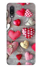 Love Wallpaper Samsung M02 Hard Case Back Cover by Casekaro