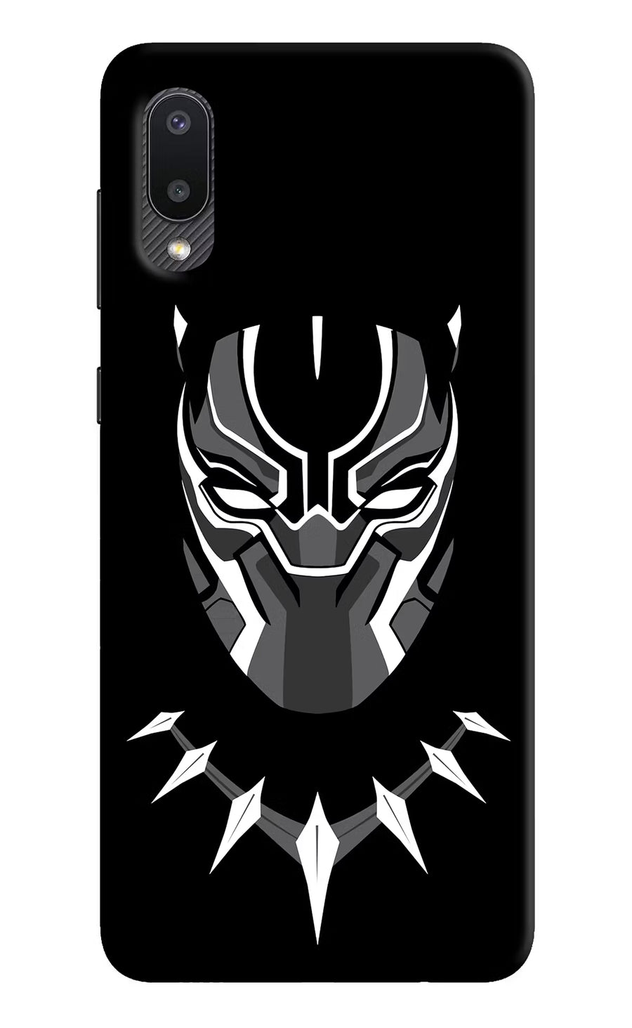 Black Panther Samsung M02 Back Cover, Hard case