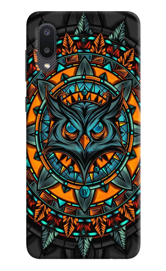 Angry Owl Art Samsung M02 Hard Case Back Cover by Casekaro