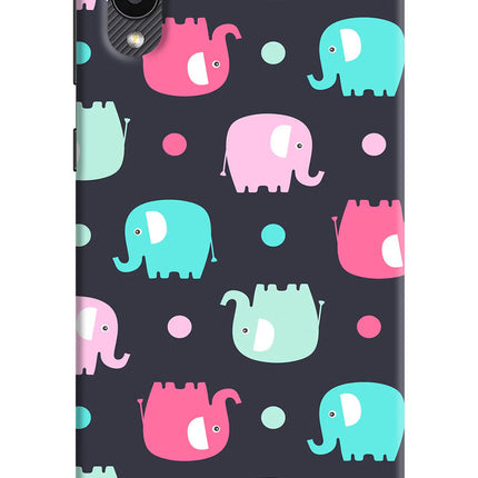 Elephants Samsung M02 Hard Case Back Cover by Casekaro