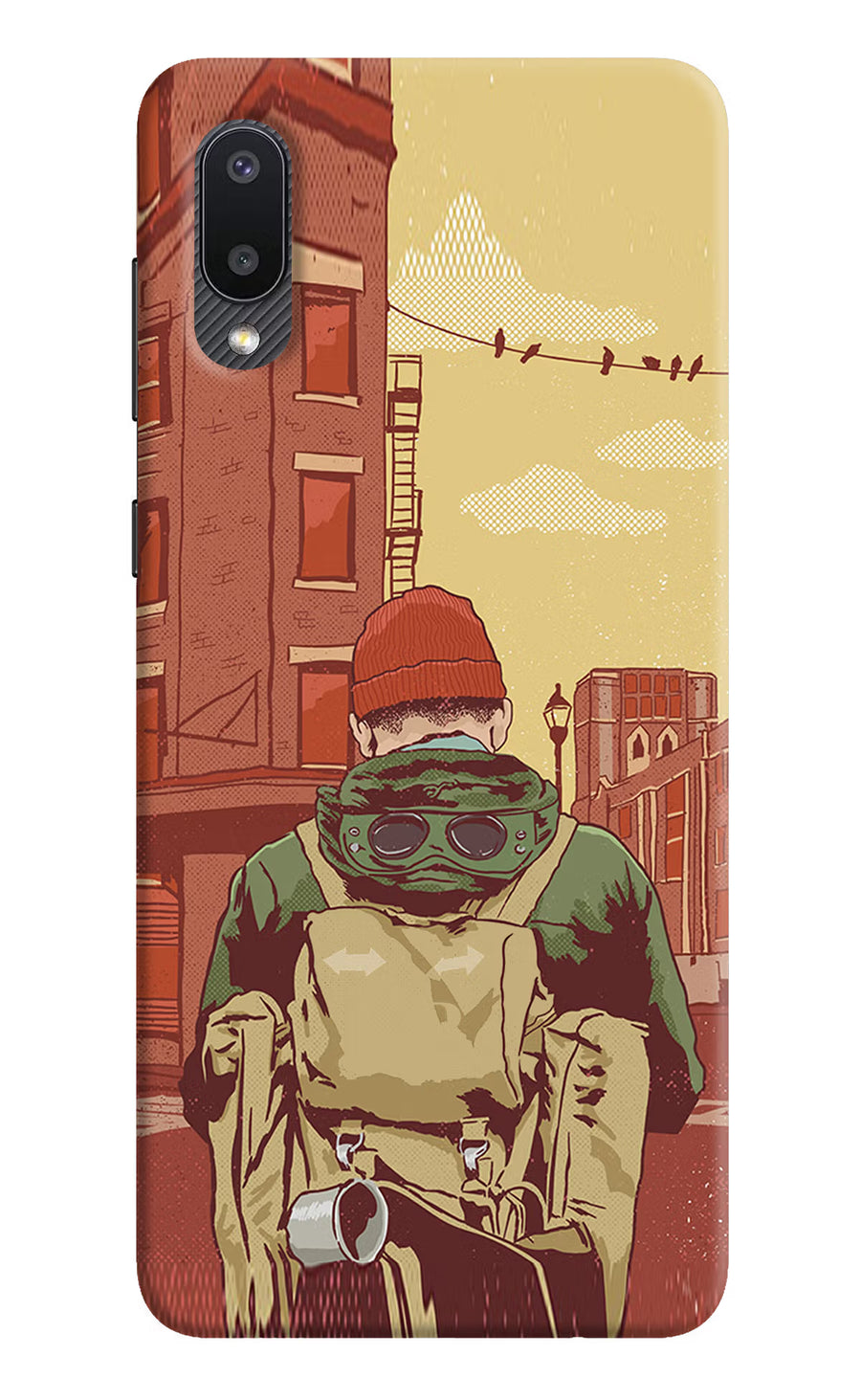 Adventurous Samsung M02 Back Cover, Hard case