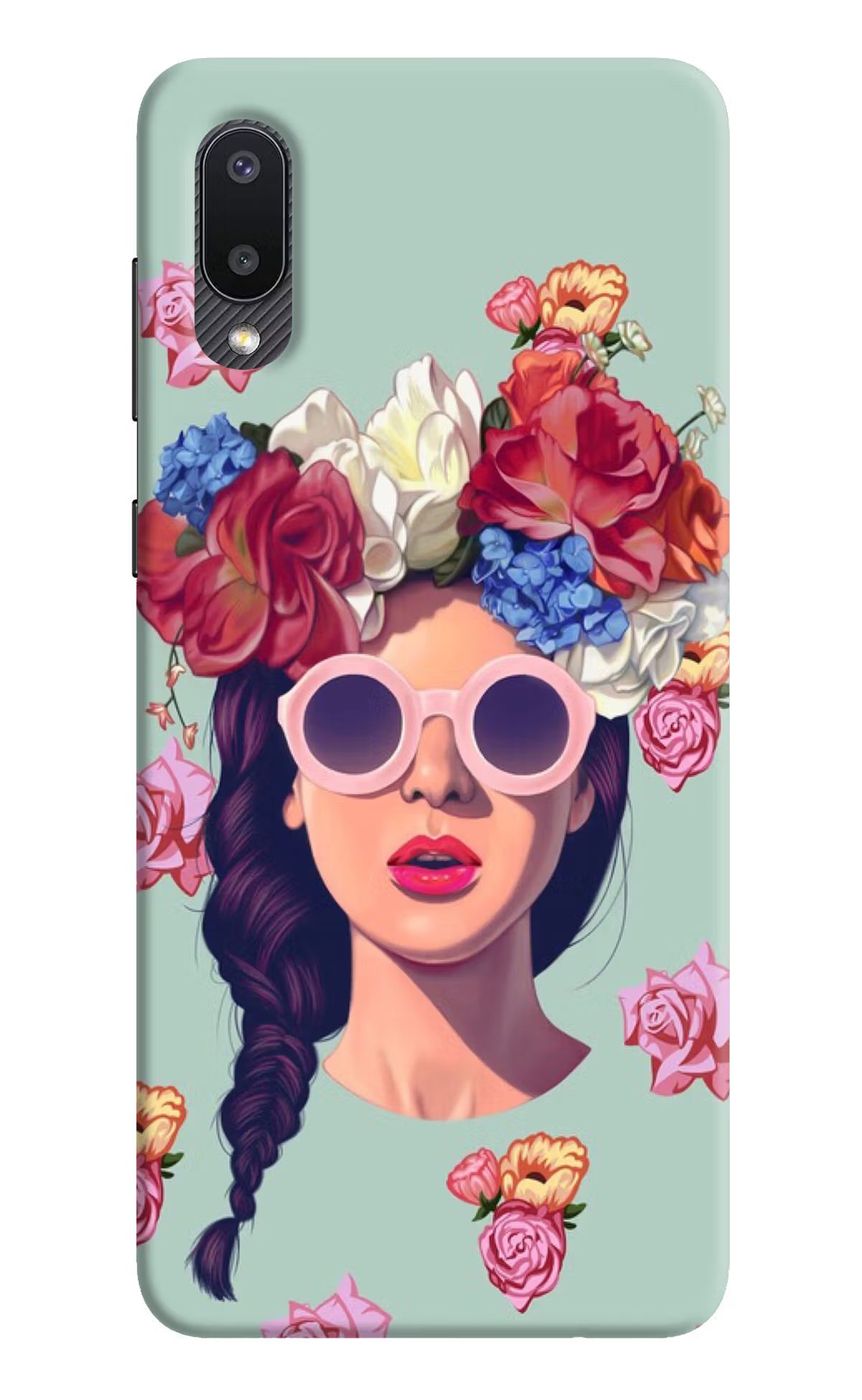Pretty Girl Samsung M02 Hard Case Back Cover by Casekaro