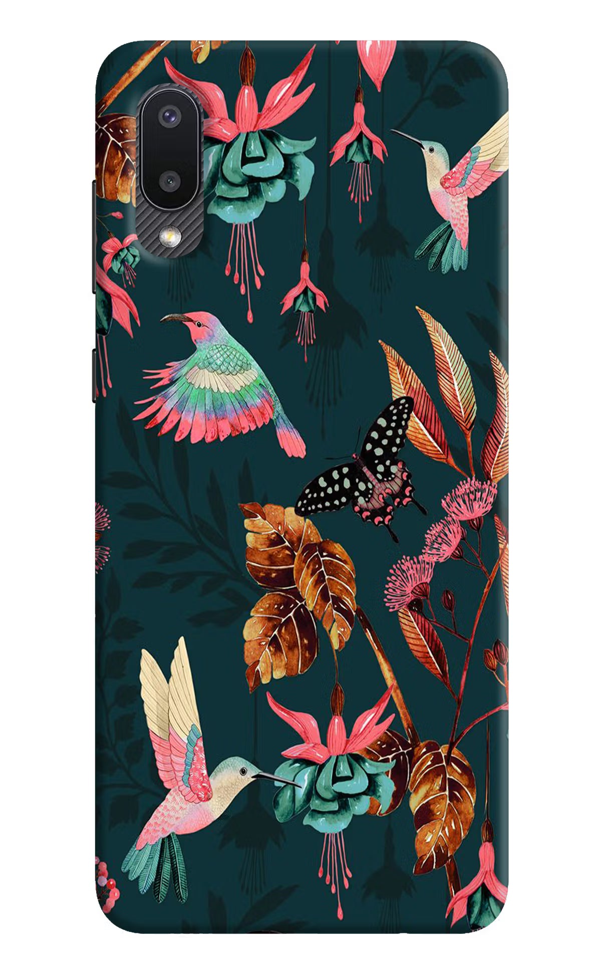 Birds Samsung M02 Hard Case Back Cover by Casekaro