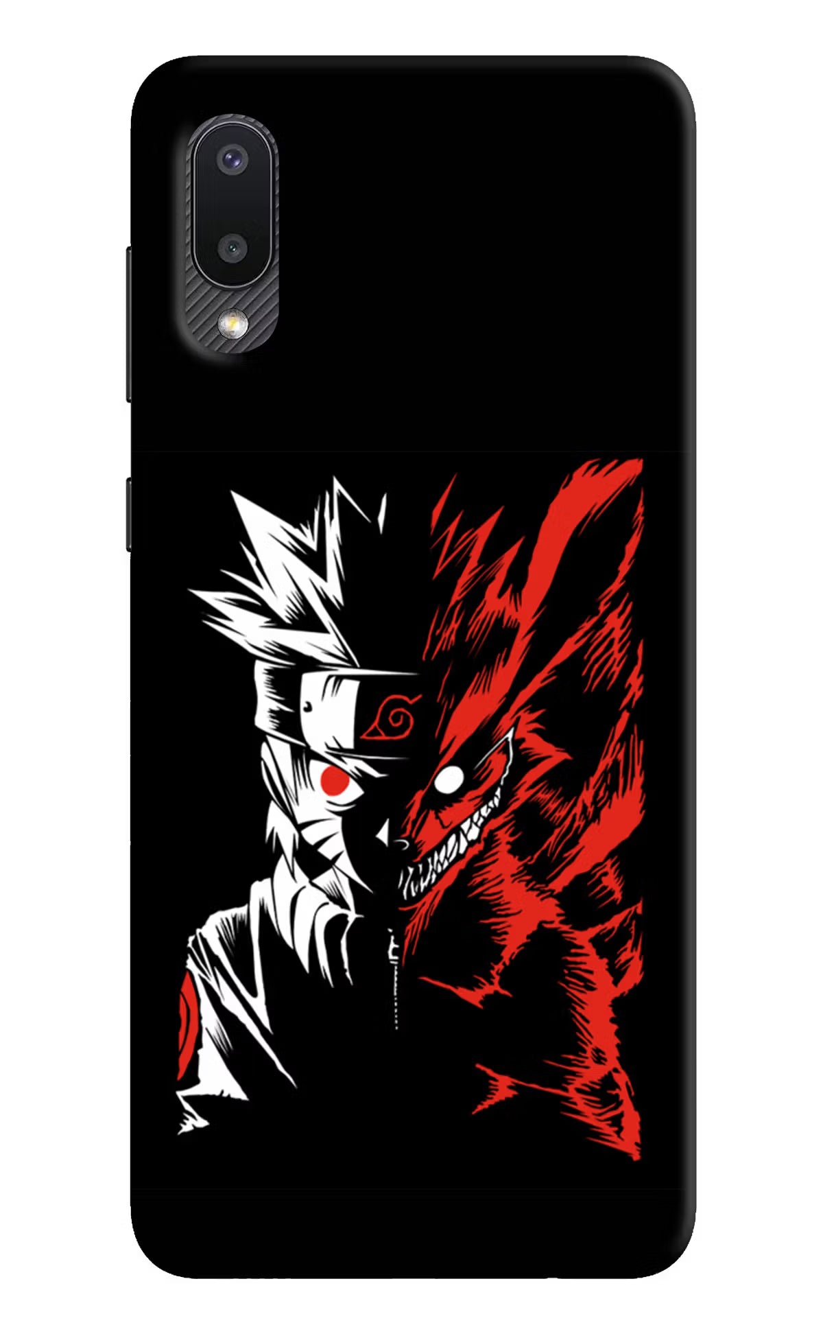 Naruto Two Face Samsung M02 Hard Case Back Cover by Casekaro