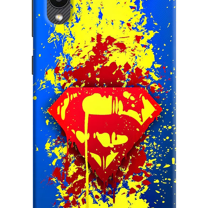 Superman logo Samsung M02 Hard Case Back Cover by Casekaro