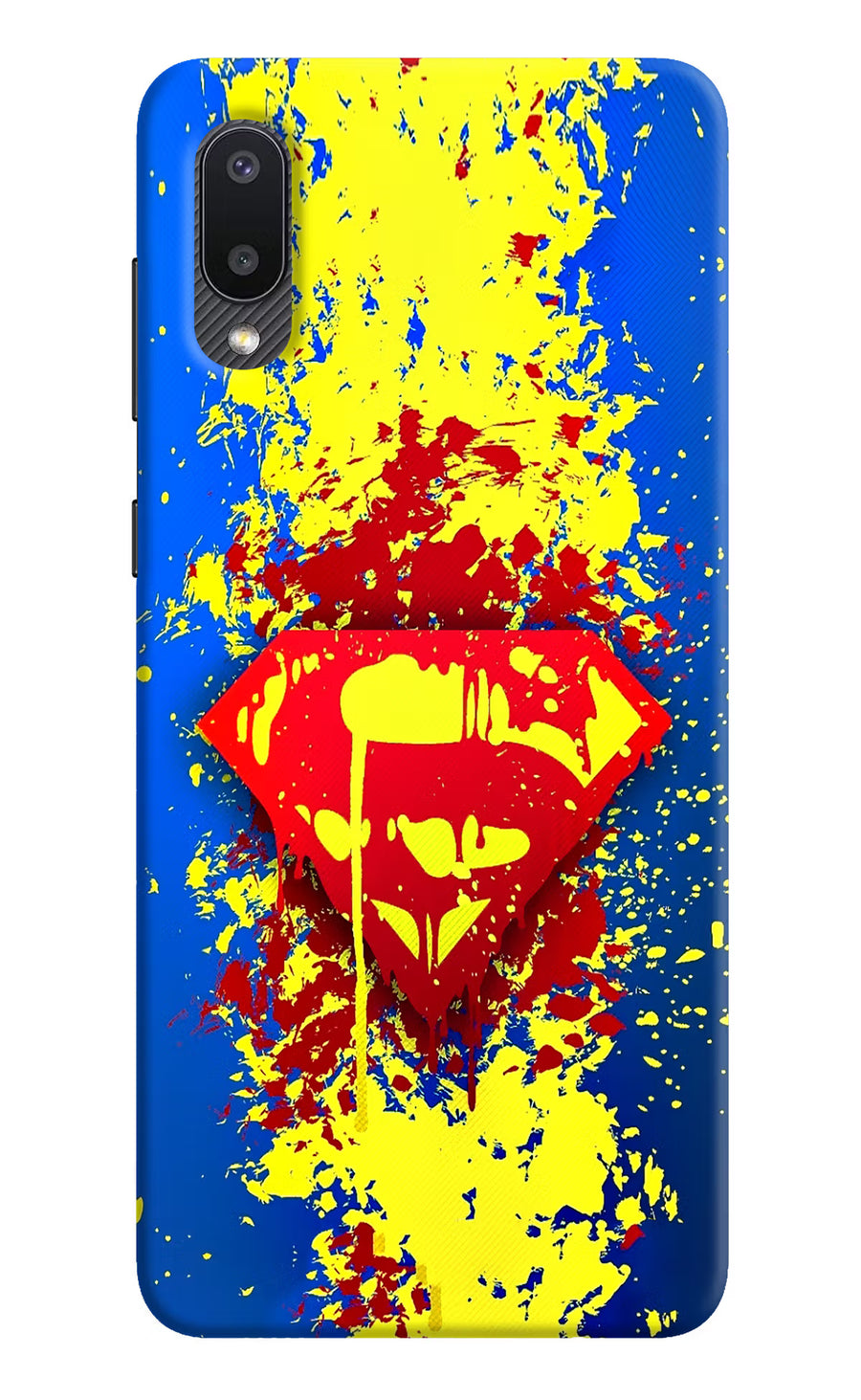 Superman logo Samsung M02 Back Cover, Hard case