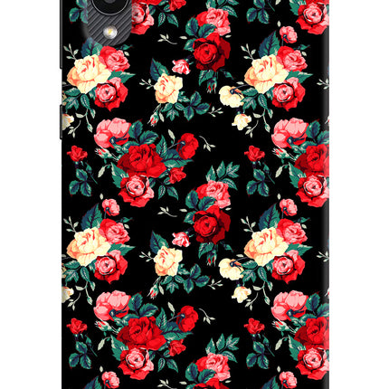 Rose Pattern Samsung M02 Hard Case Back Cover by Casekaro