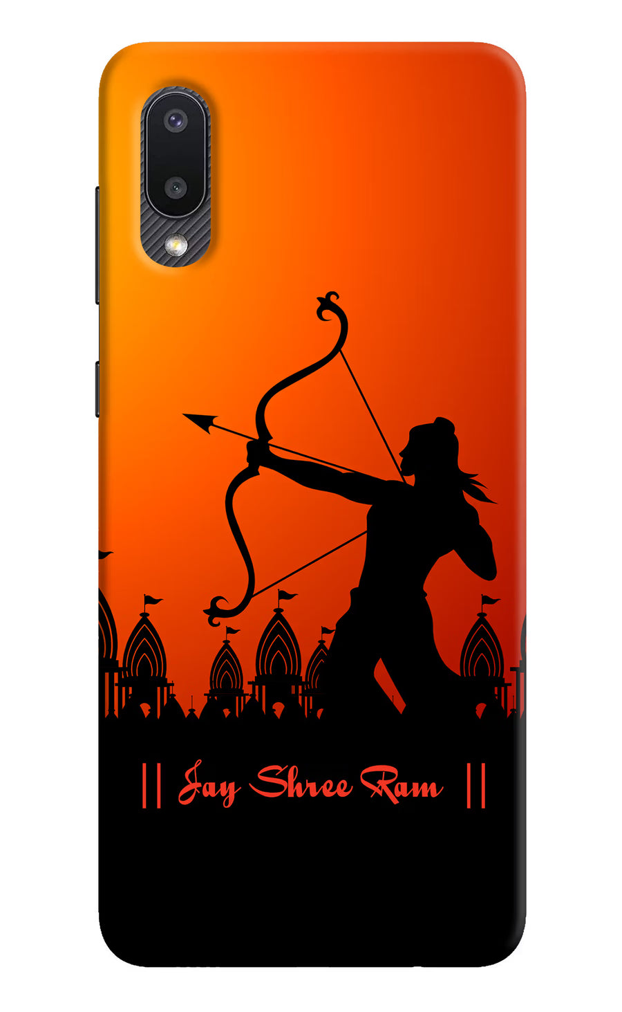 Lord Ram - 4 Samsung M02 Back Cover, Hard case
