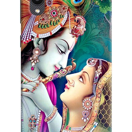 Lord Radha Krishna Samsung M02 Hard Case Back Cover by Casekaro