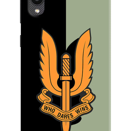 Balidan Logo Samsung M02 Hard Case Back Cover by Casekaro