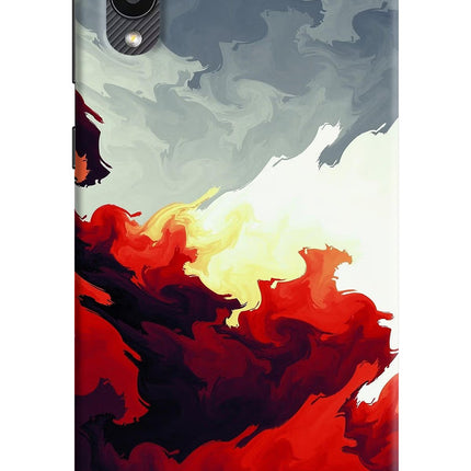 Fire Cloud Samsung M02 Hard Case Back Cover by Casekaro