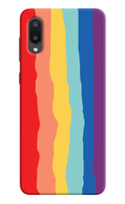 Rainbow Samsung M02 Hard Case Back Cover by Casekaro