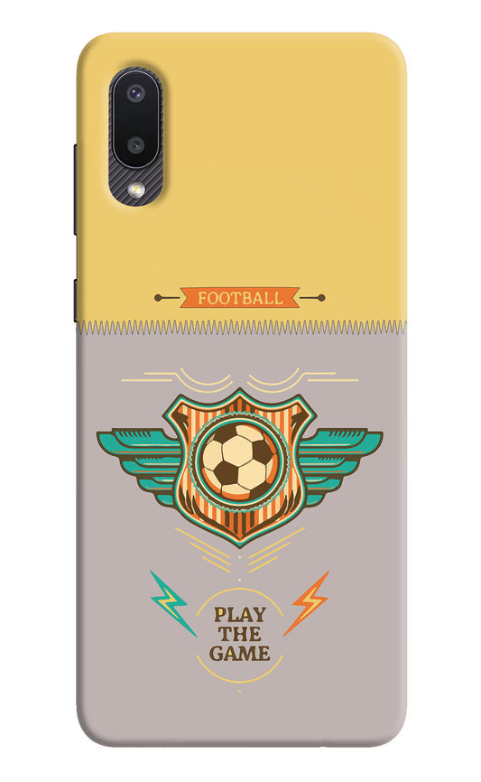 Football Samsung M02 Hard Case Back Cover by Casekaro