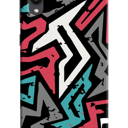 Geometric Graffiti Samsung M02 Hard Case Back Cover by Casekaro