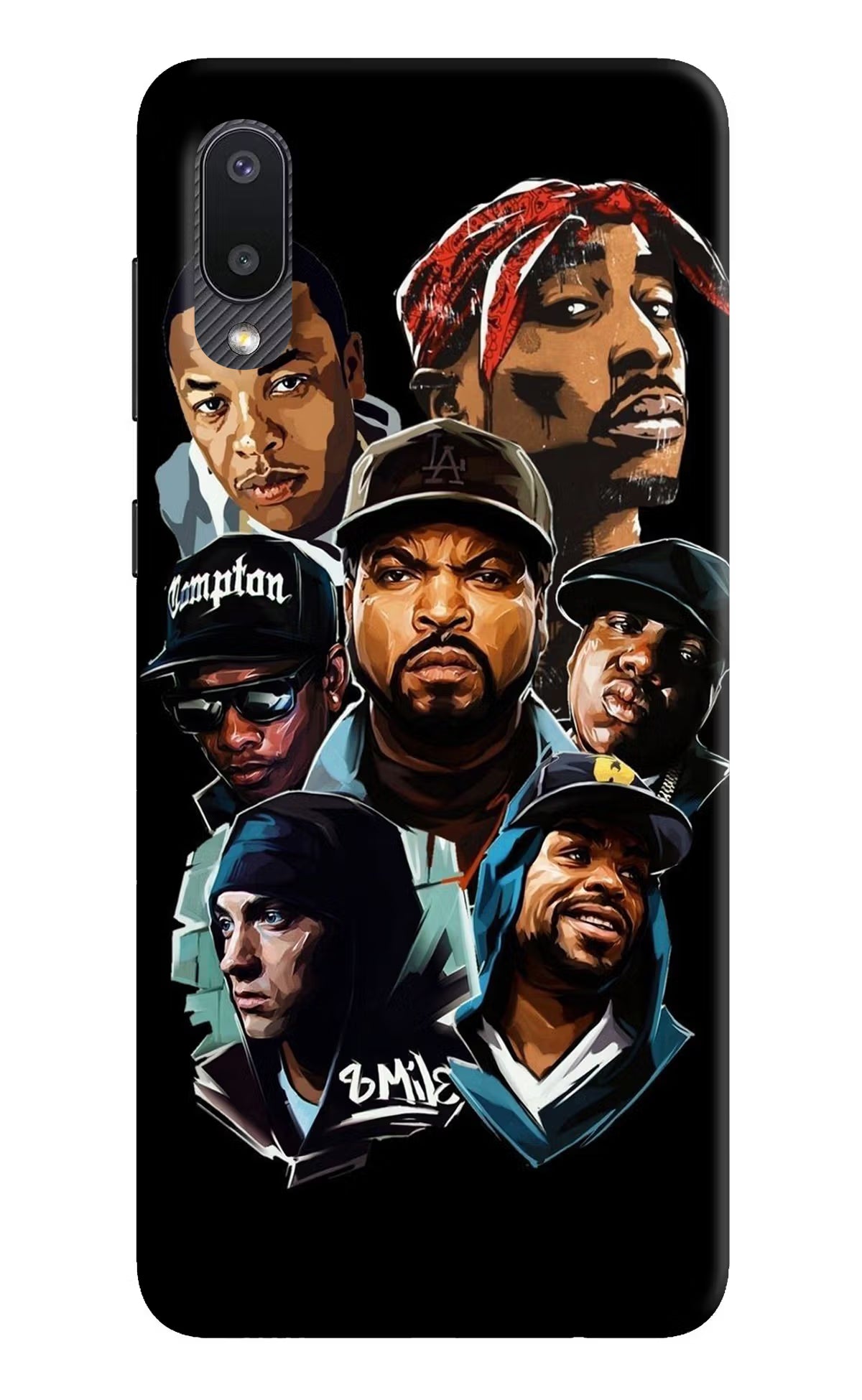 Rappers Samsung M02 Hard Case Back Cover by Casekaro