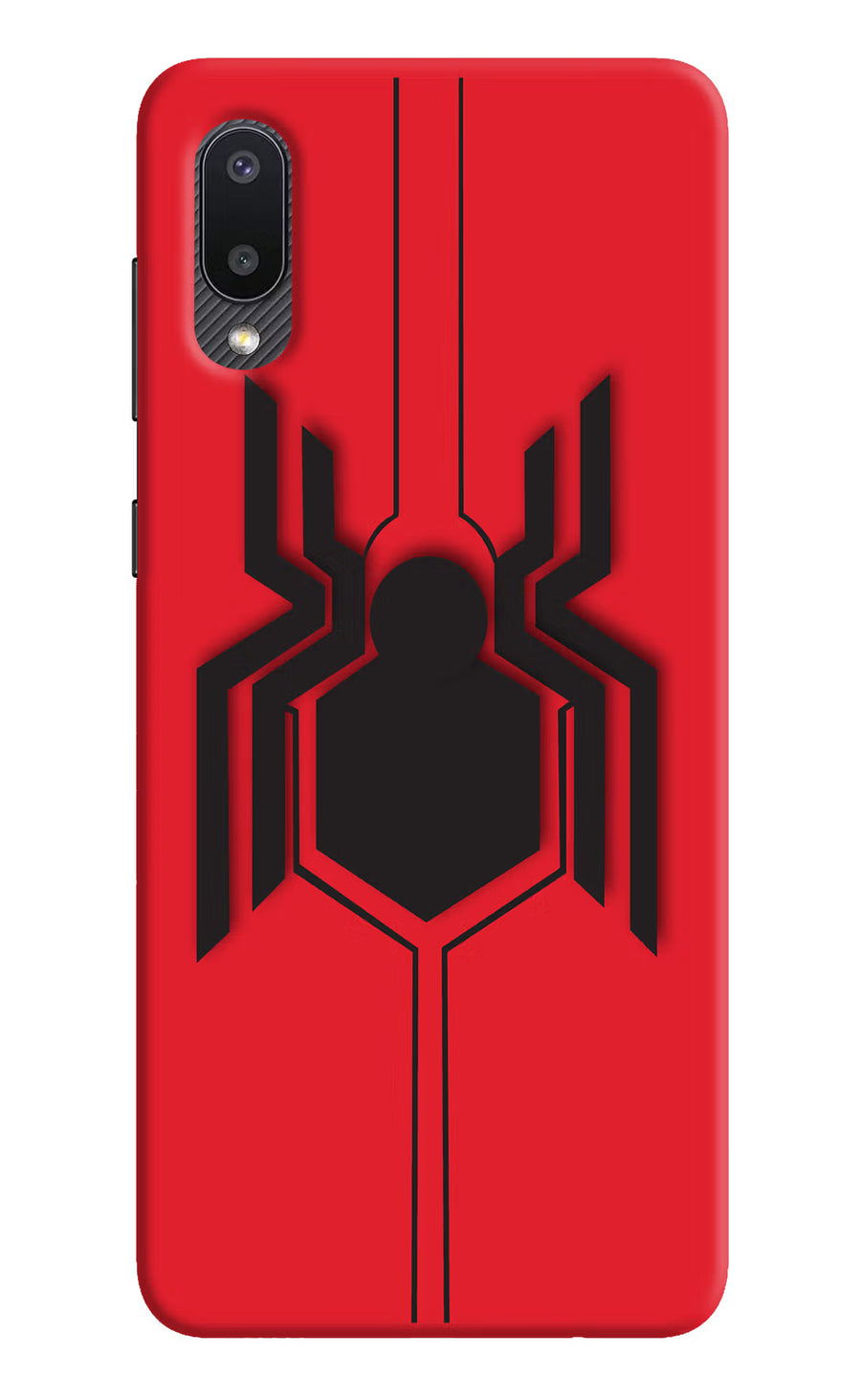 Spider Samsung M02 Back Cover, Hard case