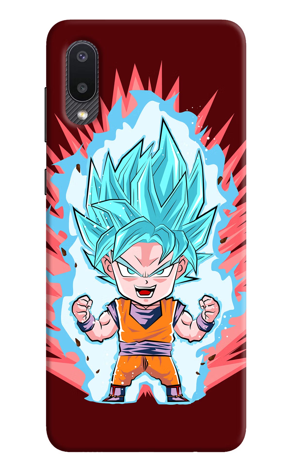 Goku Little Samsung M02 Hard Case Back Cover by Casekaro