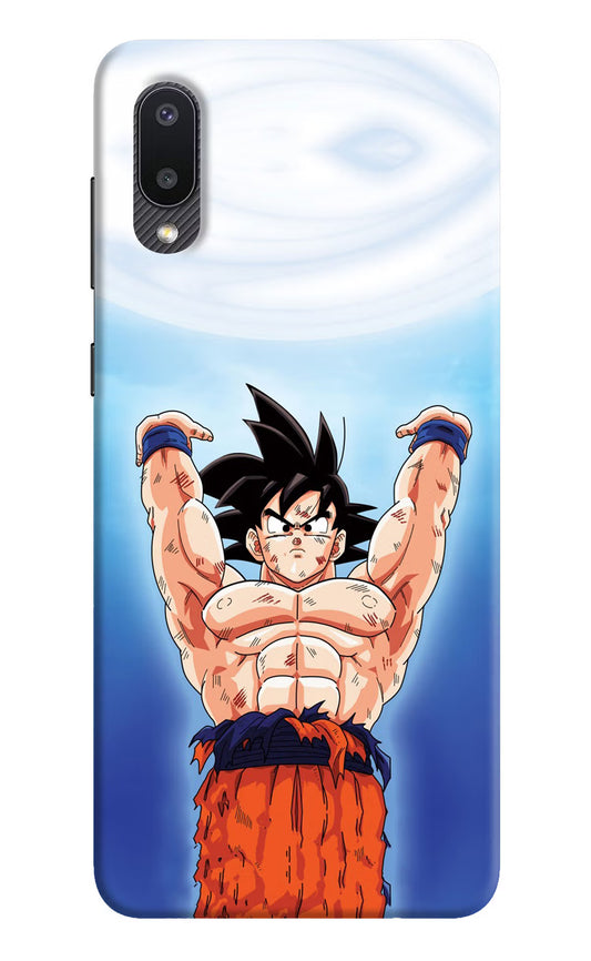 Goku Power Samsung M02 Hard Case Back Cover by Casekaro