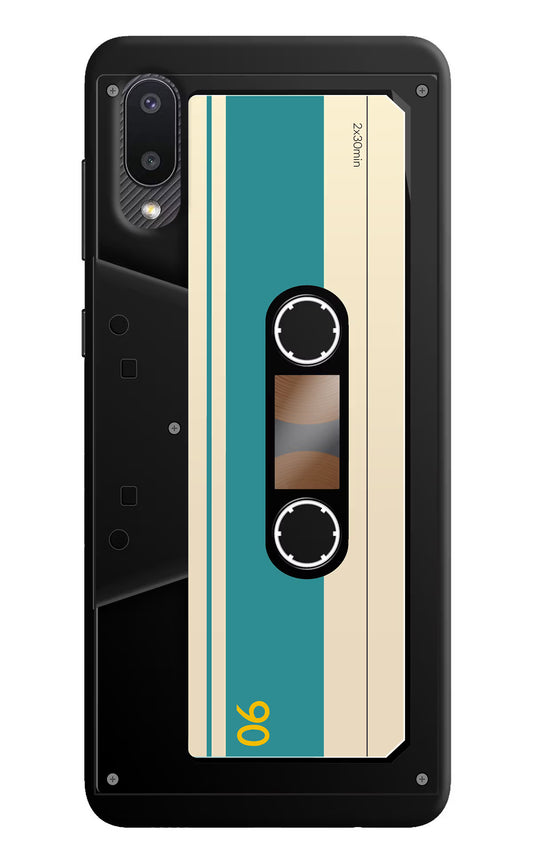 Cassette Samsung M02 Hard Case Back Cover by Casekaro