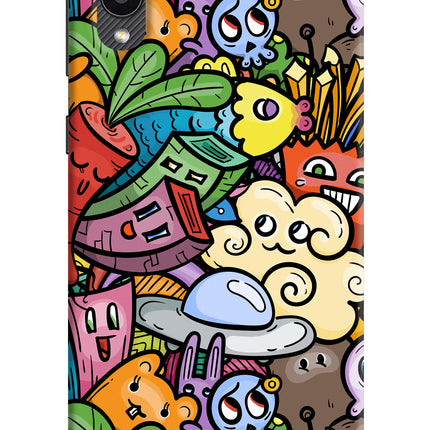 Veggie Doodle Samsung M02 Hard Case Back Cover by Casekaro