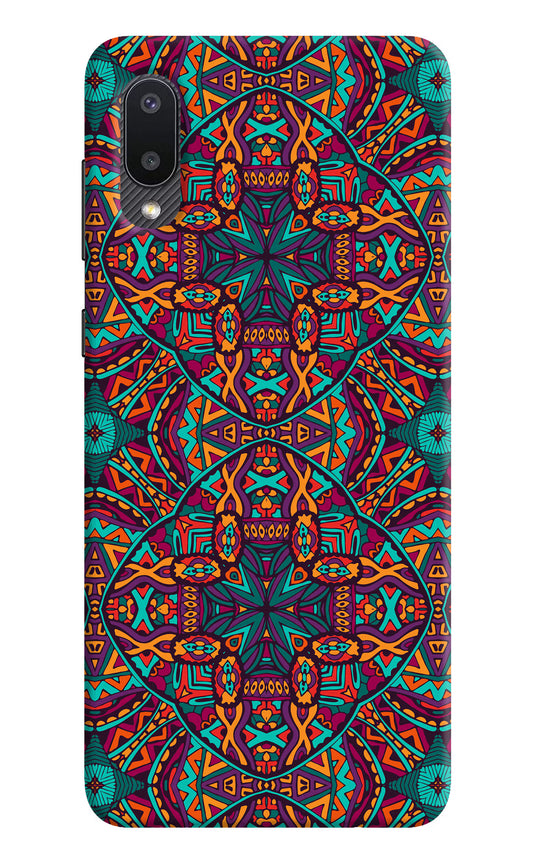 Colour Mandala Samsung M02 Hard Case Back Cover by Casekaro