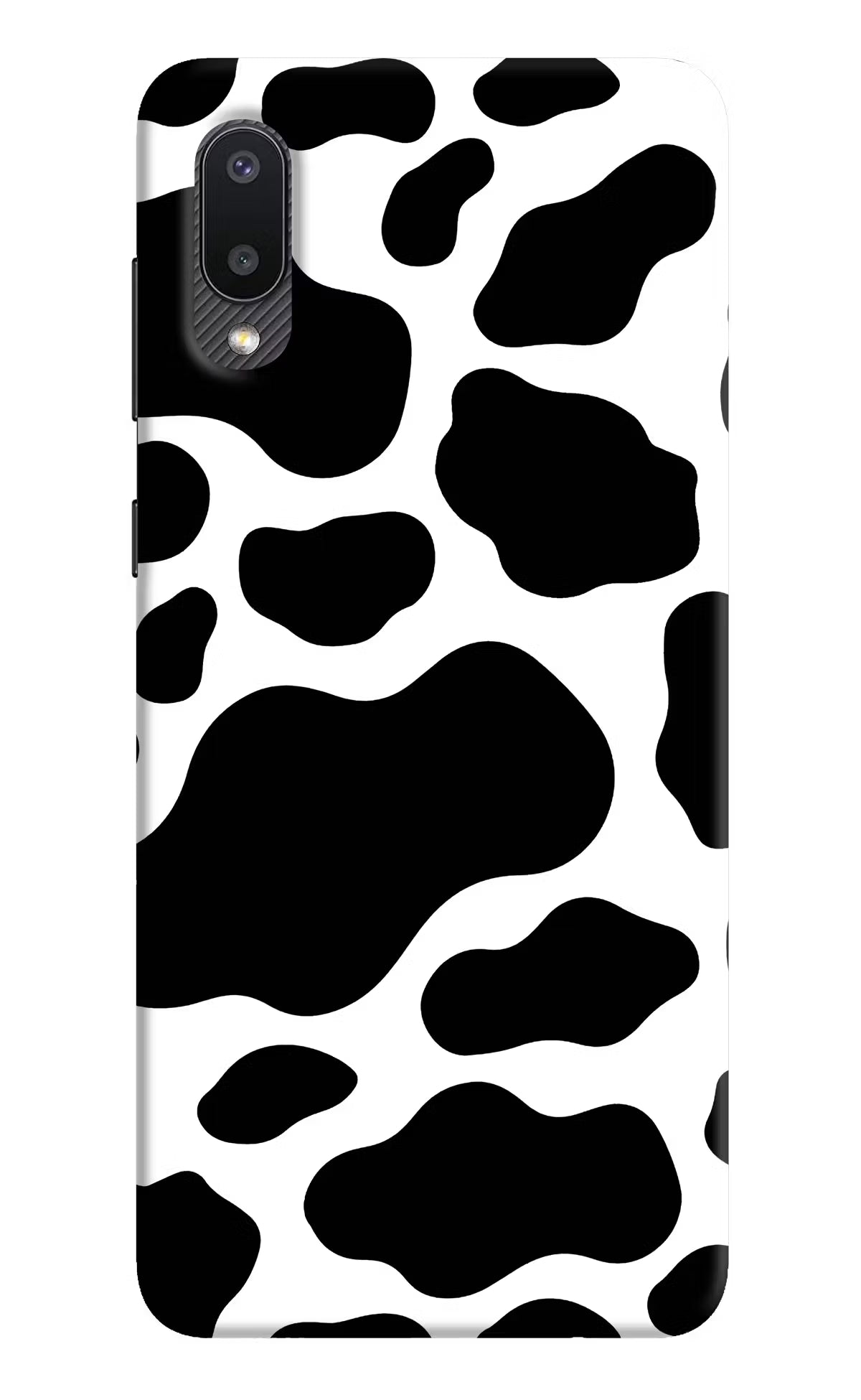 Cow Spots Samsung M02 Hard Case Back Cover by Casekaro