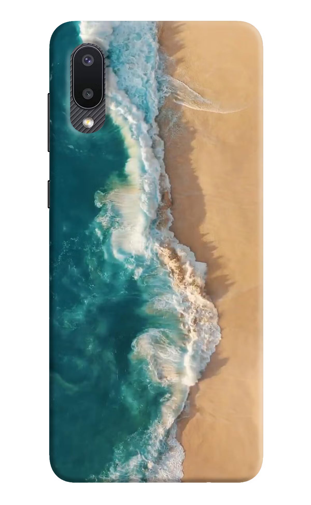 Ocean Beach Samsung M02 Hard Case Back Cover by Casekaro